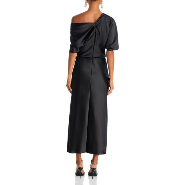 Amsale Womens Draped Pencil Midi Dress - Image 2