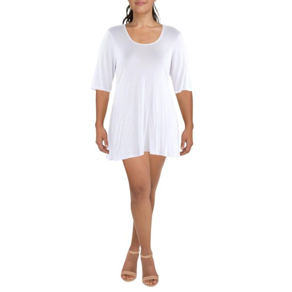 24seven Comfort Apparel Womens Open Chest Mini Mini Dress - Image 5